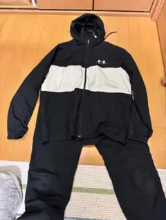 Under Armour ジャージ上下セット 黒/白