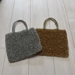 【お値下げ中】ANTEPRIMA ワイヤーバッグ 2点セット シルバー ゴールドのサムネイル
