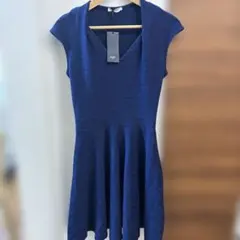 EGERIE ノースリーブ ネイビー ワンピース