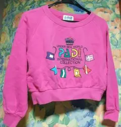 PADI トレーナー ピンク Under Sea World ショートスタイル