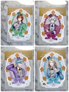 うたプリ　グラショ　ダイカット　ポストカード　ポスカ　嶺二　蘭丸　藍　カミュ