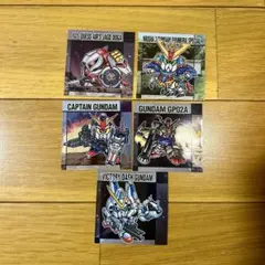 元祖SDガンダム スナックシールⅡ 5枚セット NO36 37 48 56 57