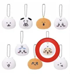 【銀座店購入】ナガノマーケット 鈴入りおかおマスコット うさぎ