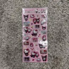 サンリオ　ラメ入り樹脂もりシール　平成子ギャル