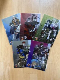 刀剣乱舞　ONLINE クリアファイル　全5種類　コンプリート　セブンイレブン