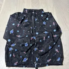 宇宙柄 ジャケット 120㎝　ウインドブレーカー