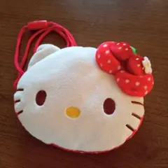 サンリオ　HELLOKITTY フェイス　ぬいぐるみショルダーポーチ　2009