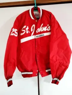 80s シンシナティ レッズ サテン ジャケット ジャンパー スタジャン