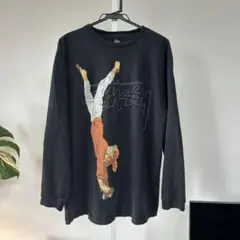 Stussy 長袖カットソー Lサイズ ブラック メンズ 古着のサムネイル