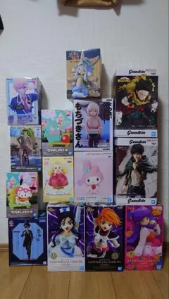プライズフィギュアセット(ワンピース、ミク、ヒロアカ) - メルカリ