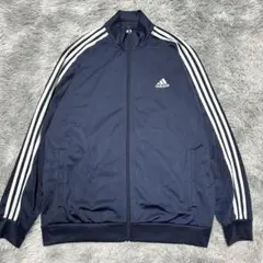adidas アディダス HZ2220 トラックジャケット ネイビー 3本ラインのサムネイル