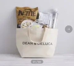 DEAN & DELUCA ベージュ トートバッグ