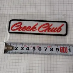 Creek Chub クリークチャブ 刺繍アイロンワッペン