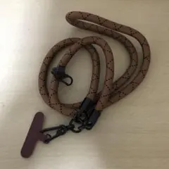 スマホショルダーストラップ (ブラウン)
