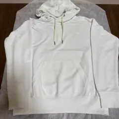 THE NORTH FACE ホワイト フード付きパーカー　M