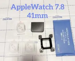 AppleWatch7.841mm アップルウォッチガラスフィルム高透過率