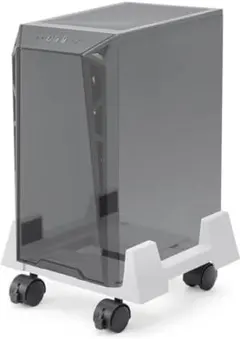 サンワダイレクト CPUスタンド キャスター付 PCスタンド 無段階調節