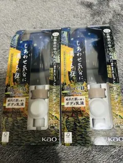 Biore ボディ乳液 2個セット ゴッホ夜の名画デザイン