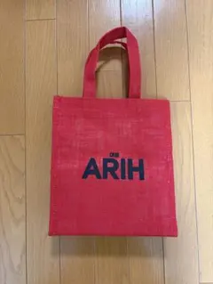【BTS ARIH】 非売品　保冷バッグ　トートバッグ　レッド　韓国