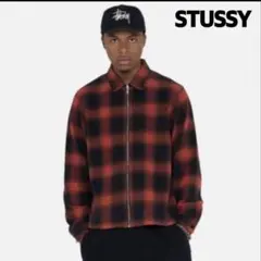 stussyシャツ　(ジップシャツ) Lサイズ