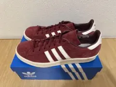 adidas CAMPUS スエード バーガンディ US10 紙タグ箱付 美品 - メルカリ