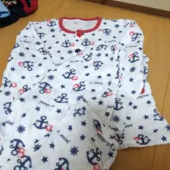 コンビミニ長袖ガーゼパジャマ120