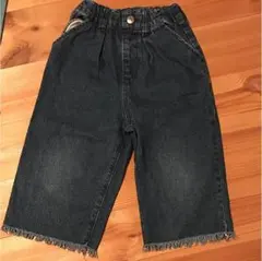 ワイドパンツ デニム 100