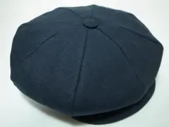 ニューヨークハットUSA製Linen Newsboyリネン素材ネイビー紺XL新品のサムネイル