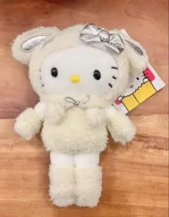 ハローキティ展　マスコット　雪うさぎ