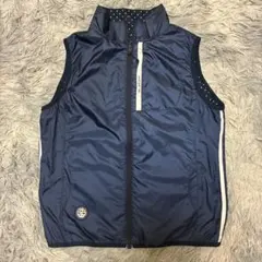 美品 and per se/アンパスィ リバーシブルデザインベスト ネイビー L