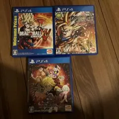 PS4カセット3点 ドラゴンボールゼノバース ファイターズ/ 七つの大罪