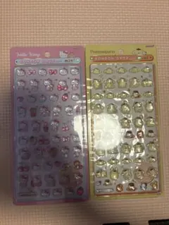 ハローキティ ポムポムプリン ボンボンドロップミニシールセット