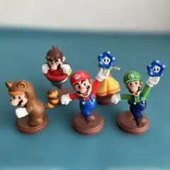 スーパーマリオ　チョコエッグ　５点セット