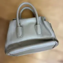 グレー ハンドバッグ 使用感あり