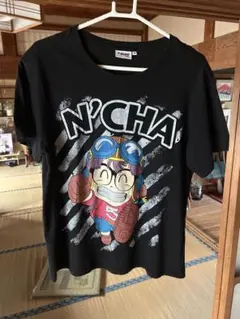 Dr.スランプ アラレちゃん N'CHA Tシャツ ブラック M