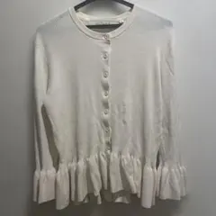rokh GU コラボ 長袖 カーディガン ホワイト XXLのサムネイル