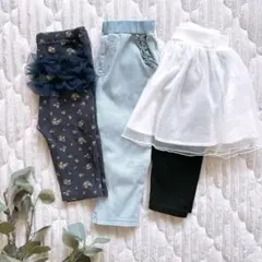 petit main 5〜7分丈パンツ　3枚　まとめ売り