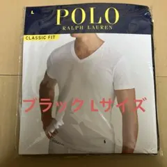 新品 POLO RALPH LAUREN Tシャツ Lサイズ Vネック 黒