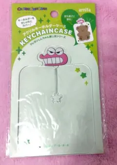 【2572】クレヨンしんちゃん アクリルキーホルダーケース ワニ山さん　セリア