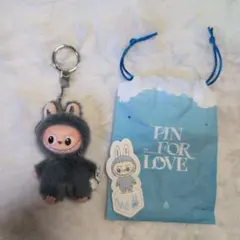 ラブブ PIN FOR LOVE ぬいぐるみ・マスコット イニシャル W