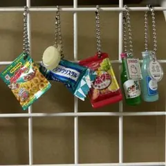 ミニチュア食品キーホルダーセット 5点セット
