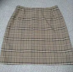 REDYAZEL ベージュ チェック柄 ミニスカート Sサイズ