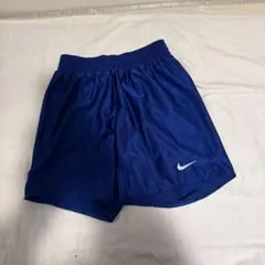 Nike 青 ハーフパンツ スウッシュロゴ