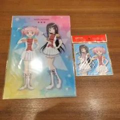 魔法少女まどかマギカ　まどマギ　森永製菓　色紙 クリアファイル