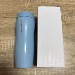 2026年　スタバ福袋　カーヴドリサイクルステンレスボトル　パールライトブルー