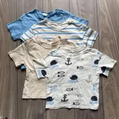 H&M Tシャツ　4枚セット　80センチ