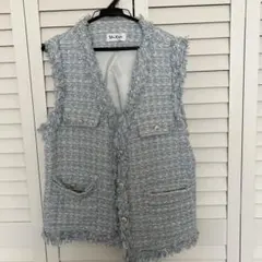 Yu Xuan フリンジ付きツイードベスト　ZARA ユナイテッドアローズ
