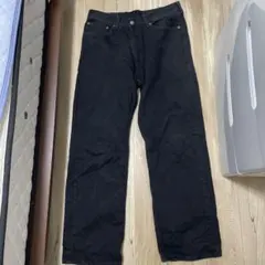 LEVI 565 ブラックデニムパンツ W32 L32