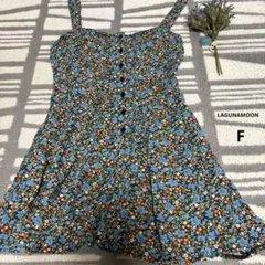 LAGUNAMOON タンクトップ　キャミソール　花柄　Fのサムネイル
