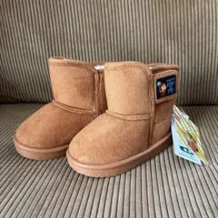 新品 おさるのジョージ ベビーブーツ ブラウン 14センチ 撥水 抗菌防臭